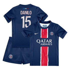 Paris Saint-Germain Danilo Pereira 15 Domácí 2024-25 - Dětské Fotbalové Dresy (S/S)